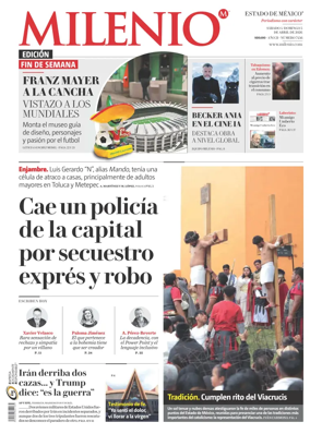 Cover of Milenio Edo de Mexico