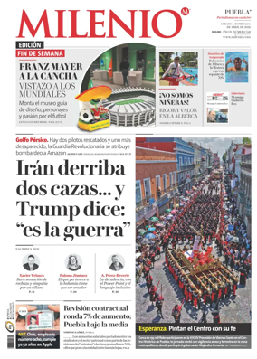 Cover of Milenio Puebla