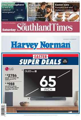 Cover of The Southland Times