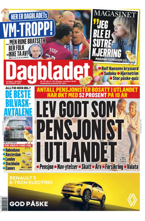 Cover of Dagbladet
