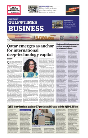 Cover of Gulf Times Business