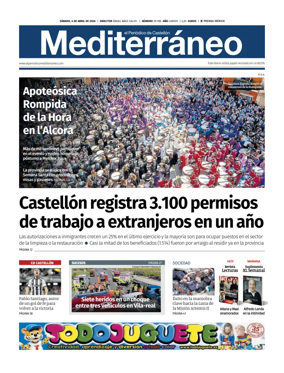 Cover of El Periodico Mediterraneo