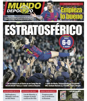 Cover of Mundo Deportivo (At. Madrid)