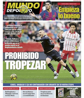 Cover of Mundo Deportivo (Bizkaia-Araba)