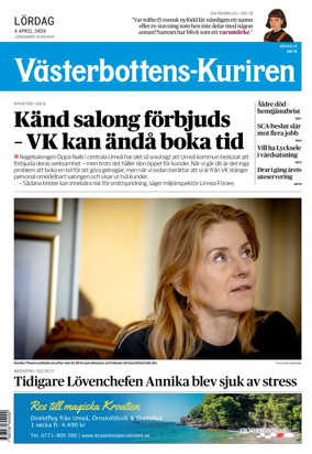 Cover of Vasterbottens-Kuriren