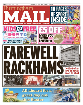 Cover of Birmingham Mail