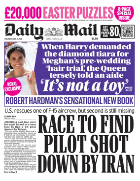 Cover of Daily Mail