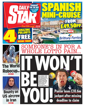 Cover of Daily Star