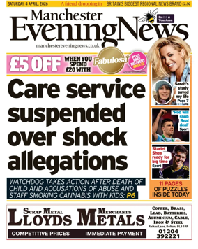 Cover of Manchester Evening News