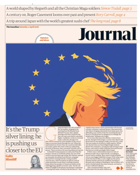 Cover of The Guardian e-paper Journal