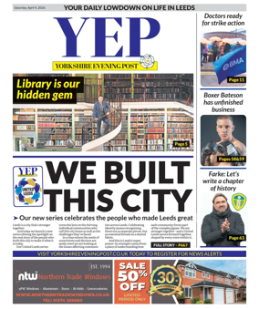 Cover of Yorkshire Evening Post