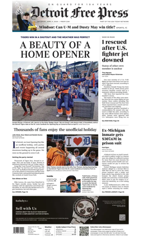 Cover of Detroit Free Press