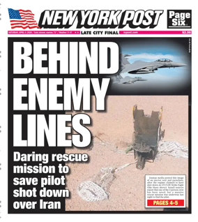 Cover of New York Post