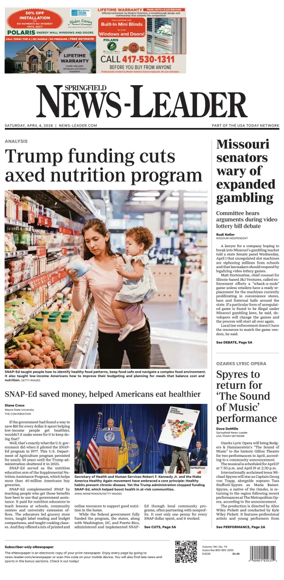 Cover of Springfield News-Leader