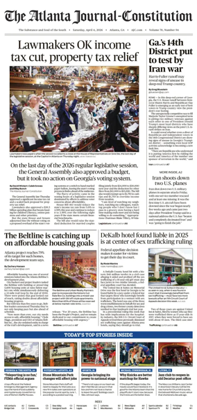 Cover of The Atlanta Journal-Constitution