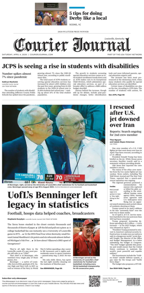Cover of The Courier-Journal (Louisville)