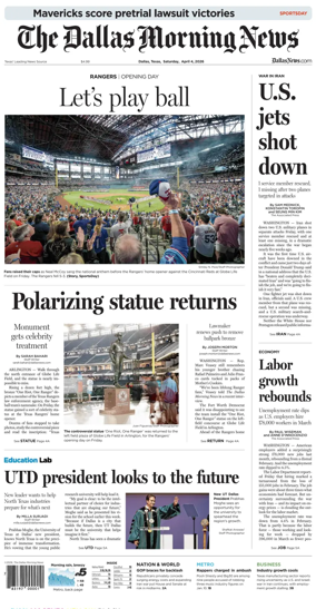 Cover of The Dallas Morning News