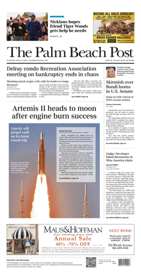 Cover of The Palm Beach Post