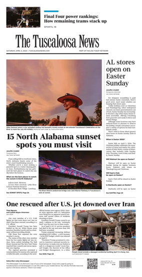Cover of The Tuscaloosa News
