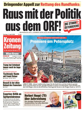 Cover of Kronen Zeitung
