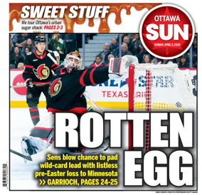Cover of Ottawa Sun
