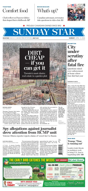 Cover of Toronto Star