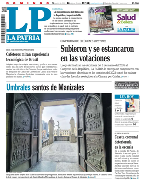 Cover of La Patria (Colombia)