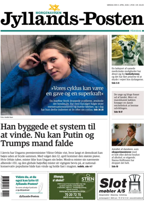 Cover of Jyllands-Posten Sondag