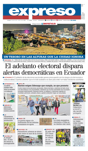 Cover of Diario Expreso