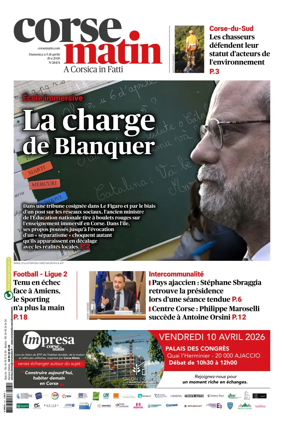 Cover of Corse Matin