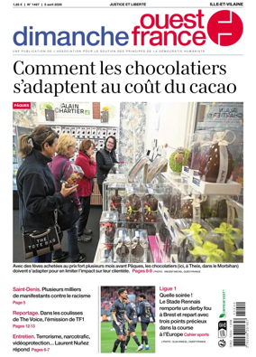 Cover of Dimanche Ouest France (Ille-et-Vilaine)