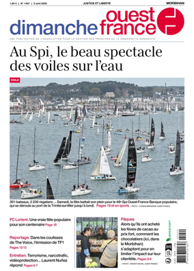 Cover of Dimanche Ouest France (Morbihan)