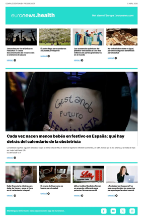 Cover of Euronews Health (Spanish) Compiled Edition