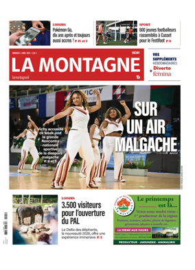 Cover of La Montagne (Vichy)