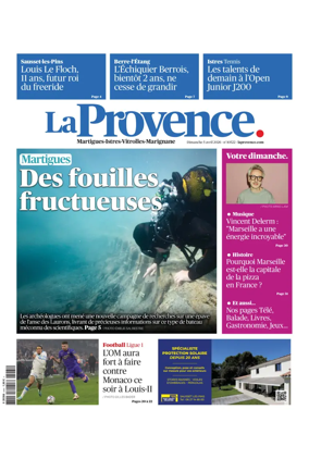 Cover of La Provence Martigues-Istres-Vitrolles-Marignane