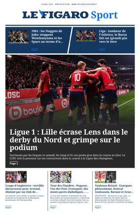 Cover of Le Figaro Sport