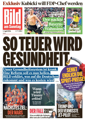 Cover of Bild am Sonntag