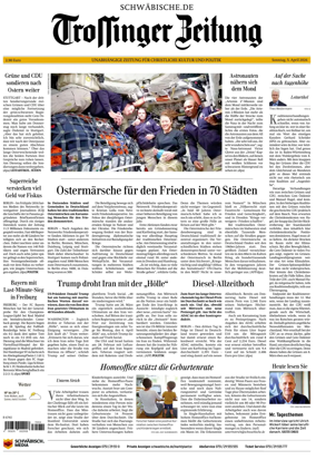 Cover of Trossinger Zeitung