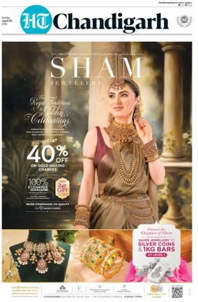 Cover of Hindustan Times (Chandigarh) - Live