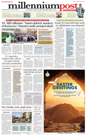 Cover of Millennium Post (Kolkata)
