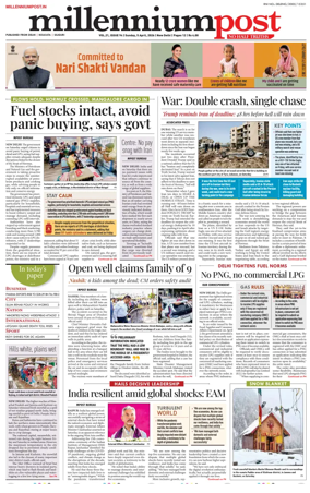 Cover of Millennium Post