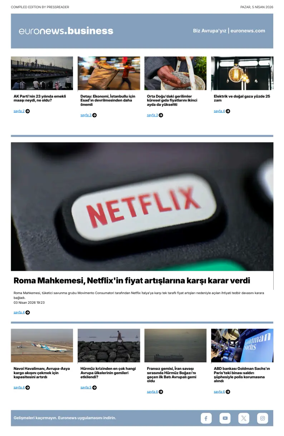 Cover of Euronews Business (Turkish) Compiled Editions