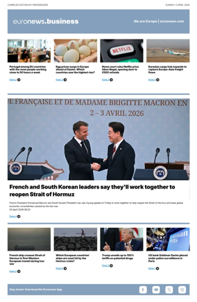 Cover of Euronews Business