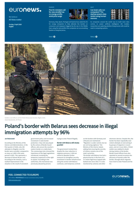 Cover of EuroNews (English Edition)