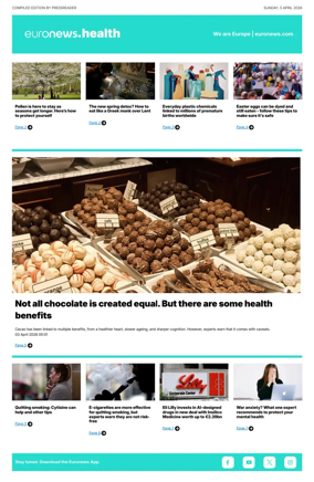 Cover of Euronews Health (English) Compiled Edition