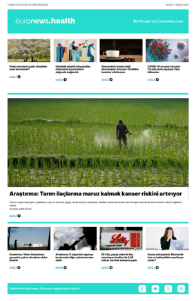 Cover of Euronews Health (Turkish) Compiled Edition
