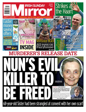 Cover of Irish Sunday Mirror