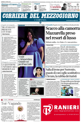 Cover of Corriere del Mezzogiorno (Campania)