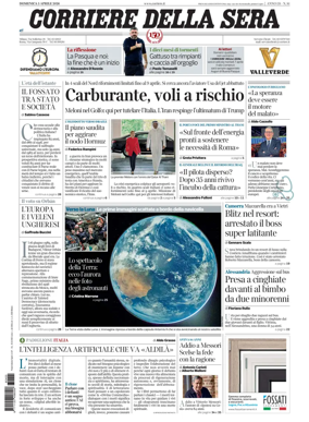 Cover of Corriere della Sera