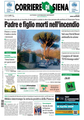 Cover of Corriere di Siena
